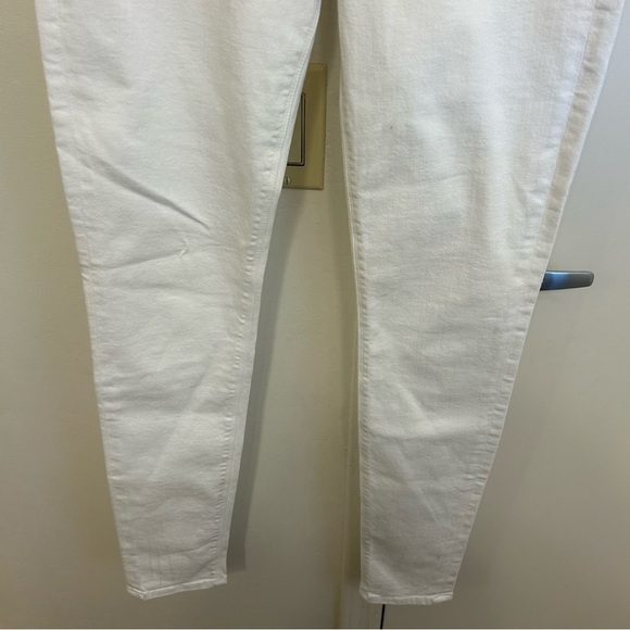 NWT Hudson Nico Mid Rise Super Skinny Jeans White Size 28 Stretch Denim - Picture 7 of 11